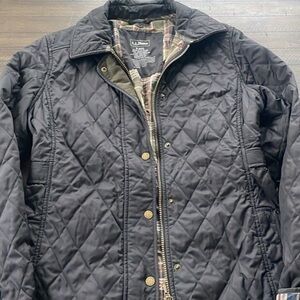 L.L. Bean Plaid Lined Jacket